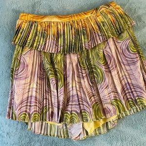 Andrea Iyamah Multicolor Patterned Women Shorts